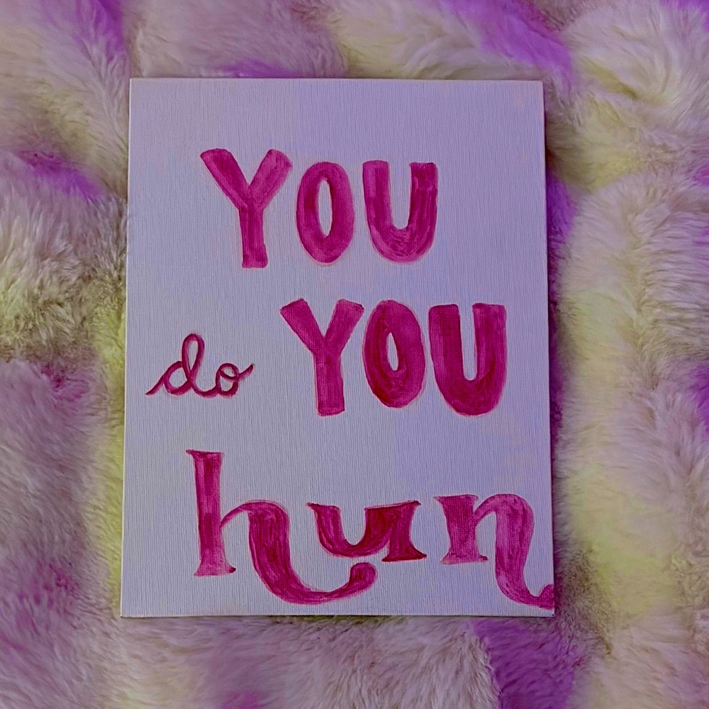 Pink Preppy Inspirational Canvas Art